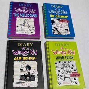 Diary of a Wimpy Kid Hardcover Books – Lot of 4